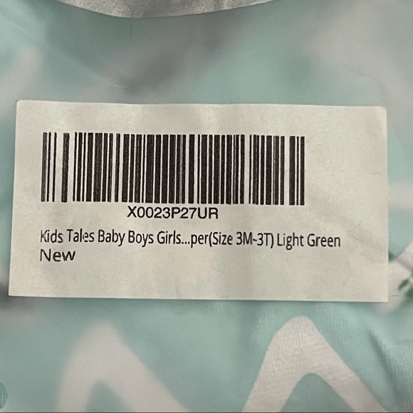 KIDS TALES Toddler Baby One-Piece Short Sleeve Zip Romper | Blue | 6-12 months - Picture 5 of 5